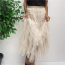 gonna in tulle con balze vic